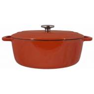 Fontestic Kookpot Roest 31x24xh12cm Ovaa L Gietijzer Met Deksel 