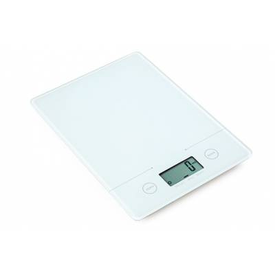 Balance Cuisine Electr. Blanc 5kg-1g 1x3v Lithium Inclus 