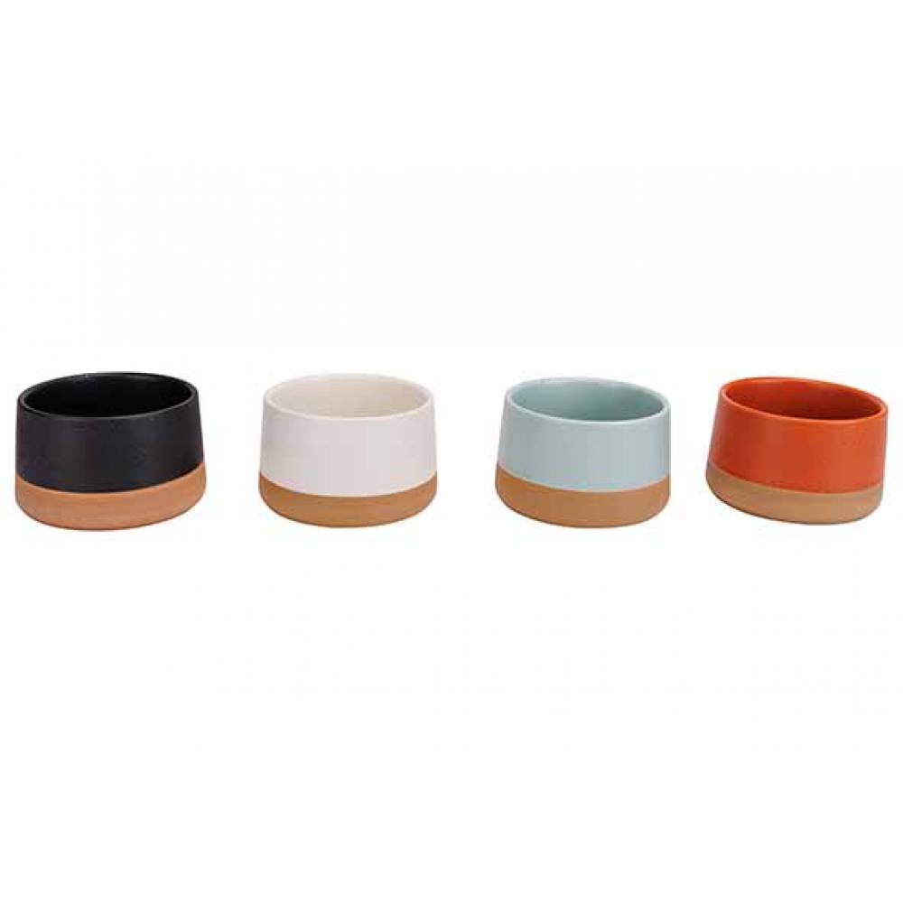 Cosy & Trendy Bowls Dela Bowl Set4 D9,5xh5,5cm  Mix Kleuren