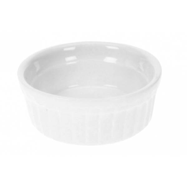 Mini Ramekin Set4 Wit 7x7xh2,6cm  