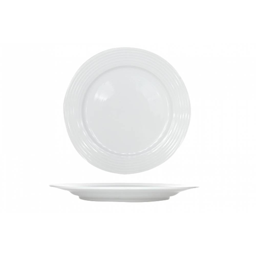 Cosy & Trendy Platte borden Linea White Plat Bord 30,5cm