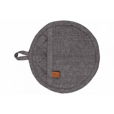 Stoff Manique Black Chambray D20cm   Cosy & Trendy