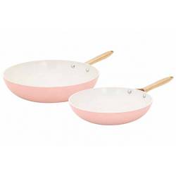 Elegance Braadpan Set2 Terracotta D24+28 Cm 