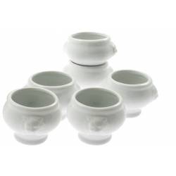 Aperitiefpotje Leeuwenkop Set6 10cl 6xh5 ,5cm 