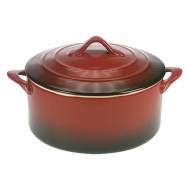 Red Ovenschotel Met Deksel 0,2l D10xh5cm Rond 