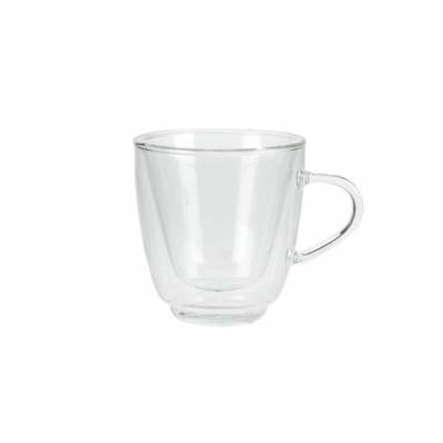 Isolate Koffieglas 16cl Set2 D8,5xh9cm   Cosy & Trendy