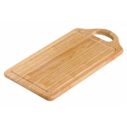 Snijplank Met Handvat 39x24x1.8cm Rubber Wood 