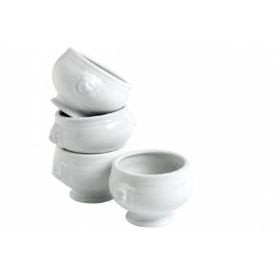 Bol Potage Blanc Tetes De Lion Set 4 Pcs  