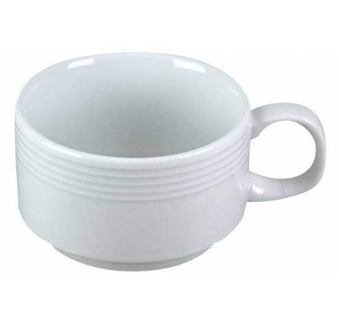 Linea White Tasse Seule D8.5xh6cm Empilable 19cl  Cosy & Trendy