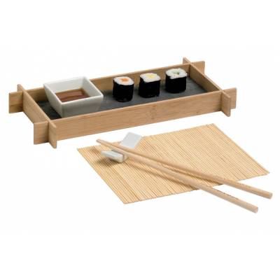 Sushi Set 1pers Coupelle Pres.-chopstick +support - Coupelle - Set De Table  Cosy & Trendy
