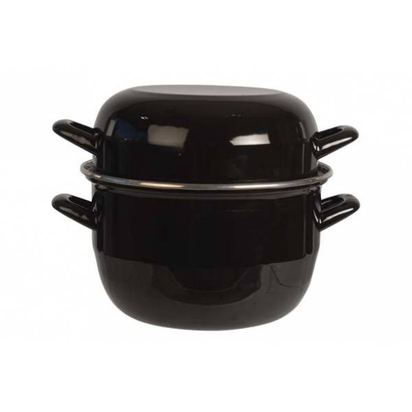 Horeca Mosselpot 2kg Zwart 3,250l D20cm 