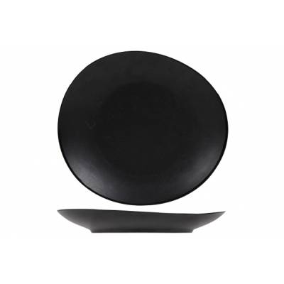 Vongola Black Assiette Oval 35.5x24.8cm   Cosy & Trendy