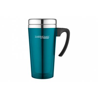 Soft Touch Travel Mug Turkoois 420ml   Thermos