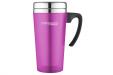 Soft Touch Travel Mug Pink 420ml 