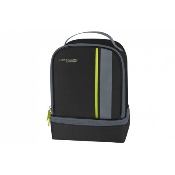 Thermos Neo Dual Compartm Lunchkit Zwart-lime S