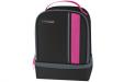 NEO DUAL COMPARTM LUNCHKIT ZWART-PINK