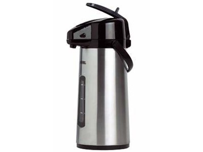 Pompthermos 2.2l+hendel+venster Mat D18xh38cm