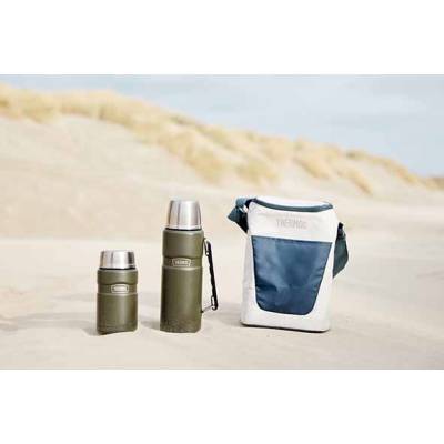 King Isoleerfles 1200ml Army Green   Thermos