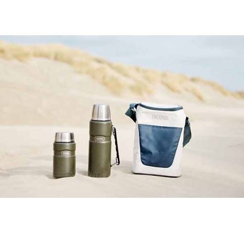 King Isoleerfles 1200ml Army Green   Thermos