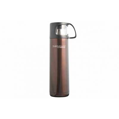 Tc Thermomode Bouteille Isotherme 500ml Bordeaux - Bouchon À Vis - Incl. Tasse  Thermos