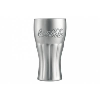 Coca Cola Glas Mirror Silver 37cl  
