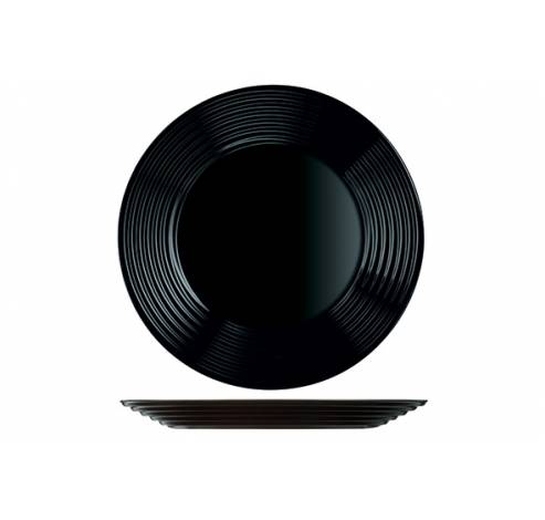 Harena Black Plat Bord 25 Cm   Luminarc