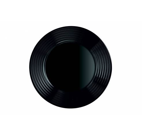 Harena Black Plat Bord 25 Cm   Luminarc