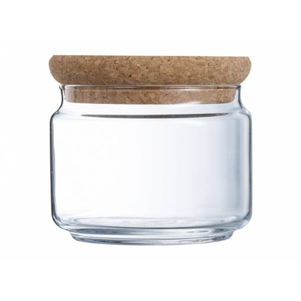 Pure Jar Voorraadpot Kurk Deksel O,50 L Durable 