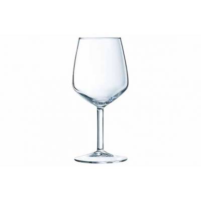 Verre à vin rouge Drip 27cl LUMINARC : le lot de 4 verres à pied à