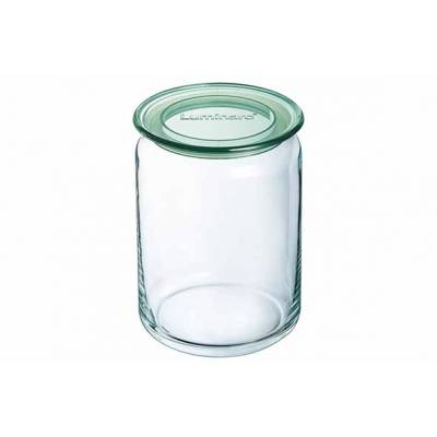 Pure Jar Voorraadpot 1l Groen Deksel D10,5xh17,6cm  Luminarc
