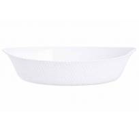 Smart Cuisine Wavy Ovenschotel 32x20cm Wit  Ovaal 