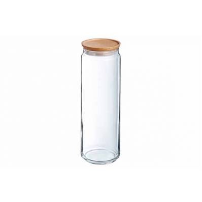 Pure Jar Wood Pot A Provisions 2l D10,5xh31,4cm 
