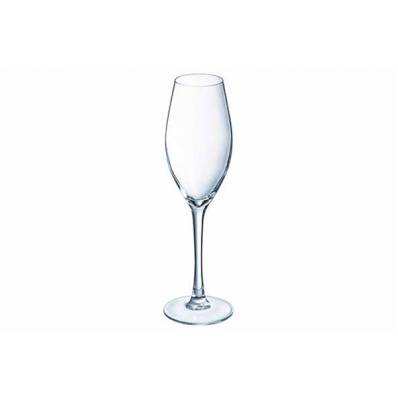 Grand Chais Verre Champagne 24cl Set4 D6,9xh23,5cm 
