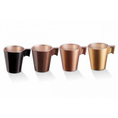 Flashy Espressotas 8cl Set4 Assorti 7,6x5,9xh6,4cm 