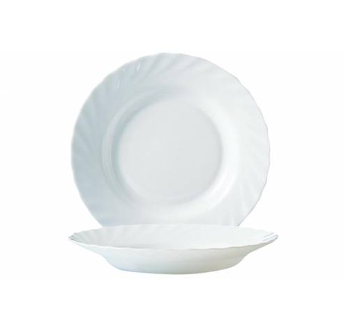 Trianon Blanc Assiette Creuse D22,5cm   Luminarc