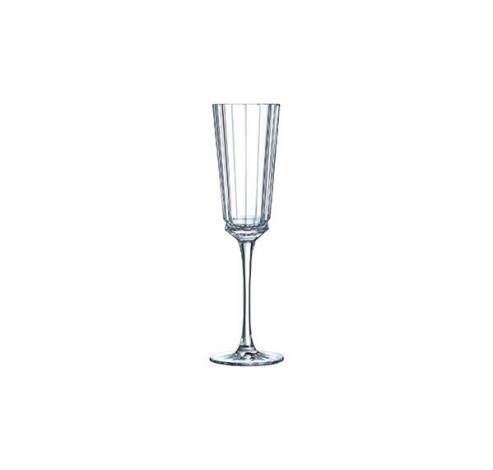 Macassar Flute A Champagne 17cl Set 6   Cristal d'Arques