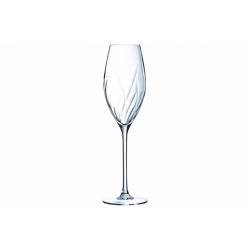 Cristal d'Arques Swirly Champagneglas 24cl Set4 