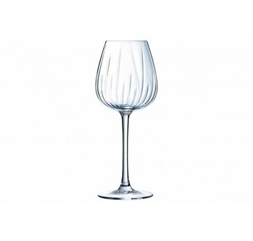 Swirly Wijnglas 35cl Set4   Cristal d'Arques
