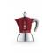 Moka Induction Koffiemaker Rood 4t  