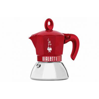 Moka Induction Exclusive Cafetiere 2t Rouge 