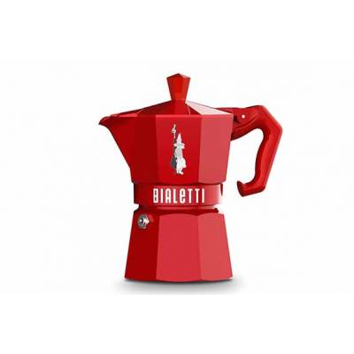 Moka Exclusive Cafetiere Rouge 3t   Bialetti