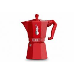 Bialetti Moka Exclusive Cafetiere Rouge 6t  