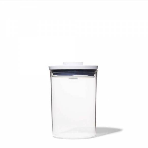 Oxo POP Container 2.0 Rond Laag 0,6 liter (set van 3 stuks)