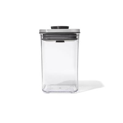 POP container 2.0 Small Square S steel 1,0 ltr  Oxo