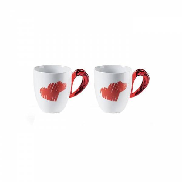 Love Mug Set / 2 Rood 
