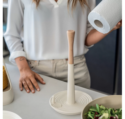 ''ROLL&TEAR'' Universal kitchen rollholder Milk white  