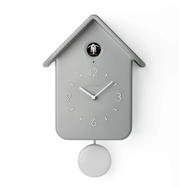 QQ - cuckoo clock with pendulum light grey 