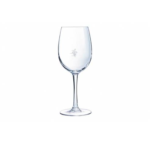 Cabernet Wijnglas 35cl Set6 Maatstreepje Druifje Op Het Glas Op 10 12.5 En 15 Cl  Chef & Sommelier