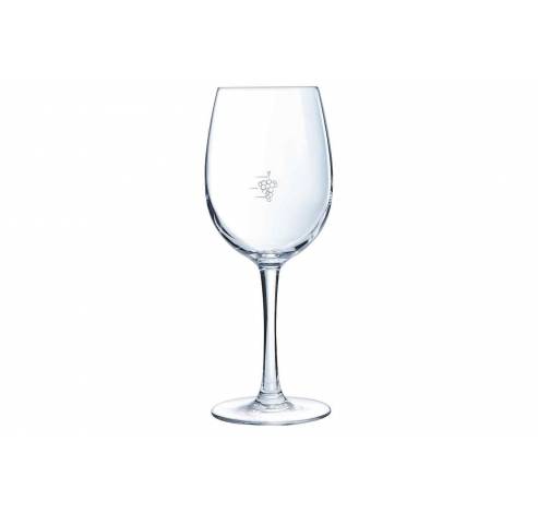 Cabernet Wijnglas 35cl Set6 Maatstreepje Druifje Op Het Glas Op 10 12.5 En 15 Cl  Chef & Sommelier