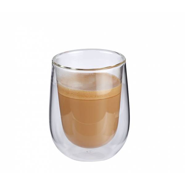 Cilio VERONA Dubbelwandig Koffie/melkglas 2st
